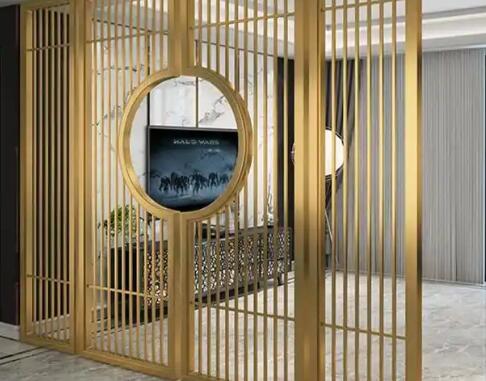 轻奢不锈钢屏风